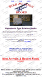 Mobile Screenshot of byrdaviationbooks.com